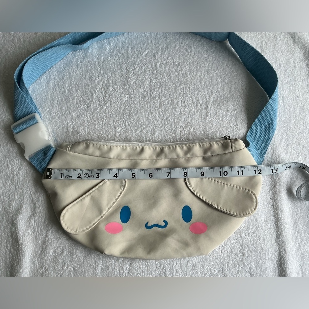 Charming Cream and Blue Kids Waist Bag - Picture 8 of 8